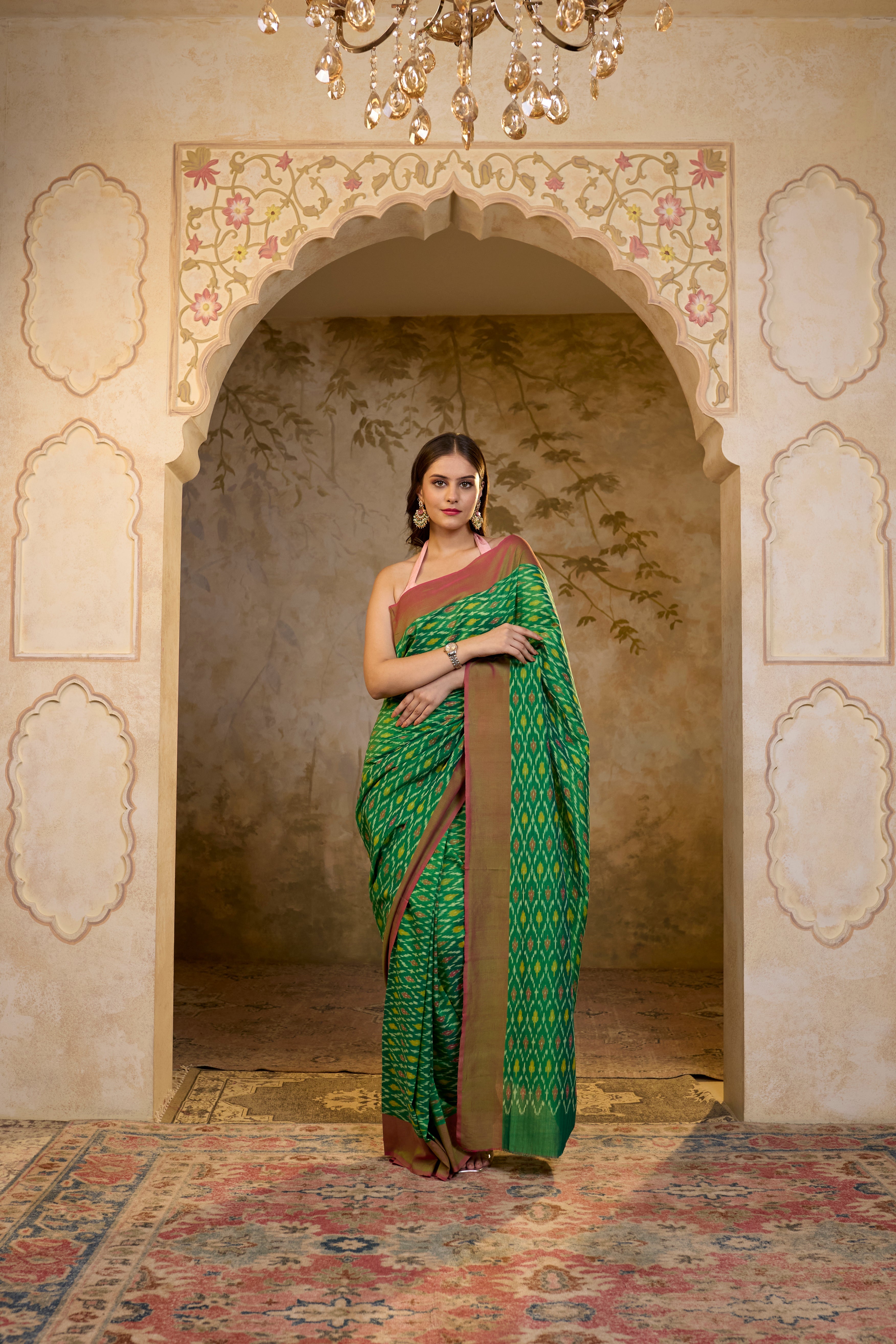 Green Saree
